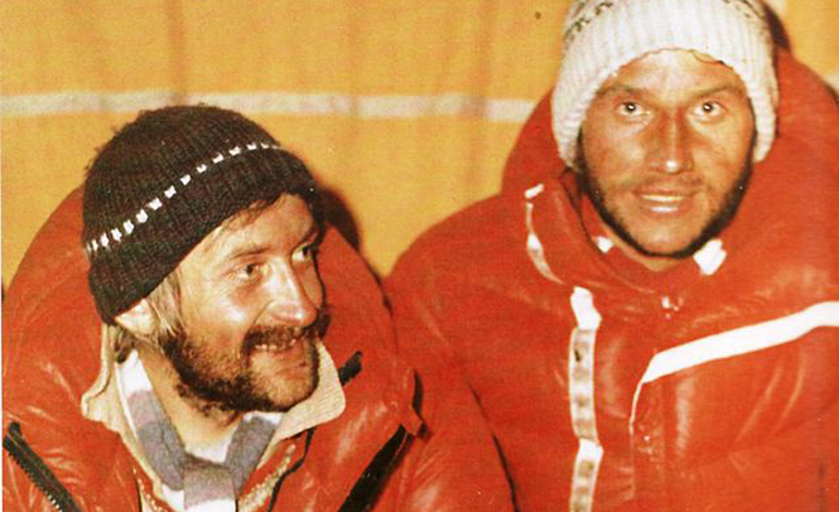 Krzysztof Wielicki y Leszek Cichy everest
