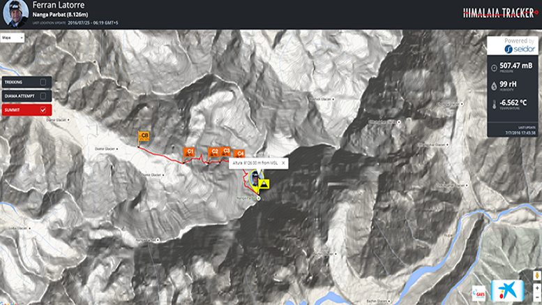 Ferran Latorre Nanga Parbat track