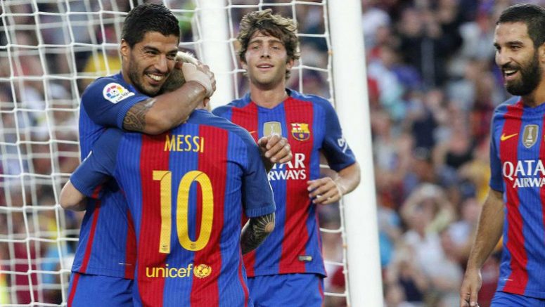 leo messi luis suárez joan gamper