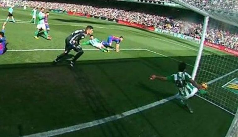 barça betis gol fantasma