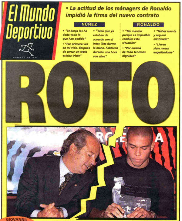 ronaldo nuñez barça