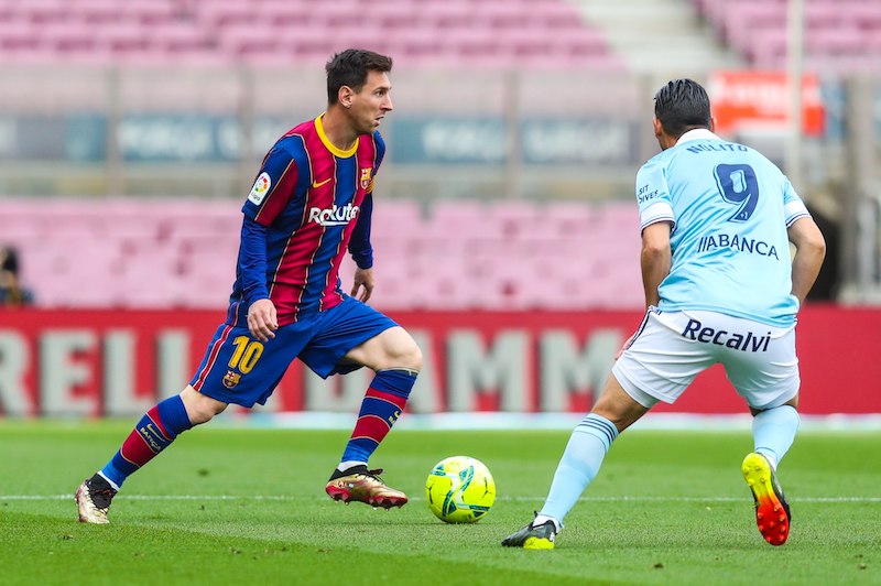 messi liga barça celta